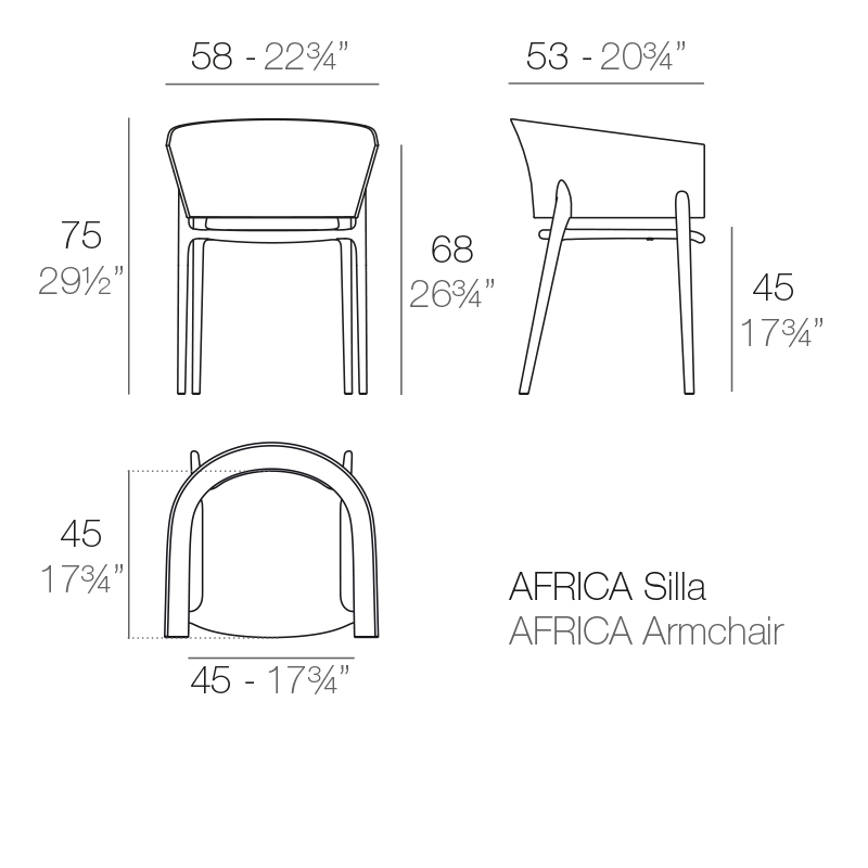 AFRICA FAUTEUIL