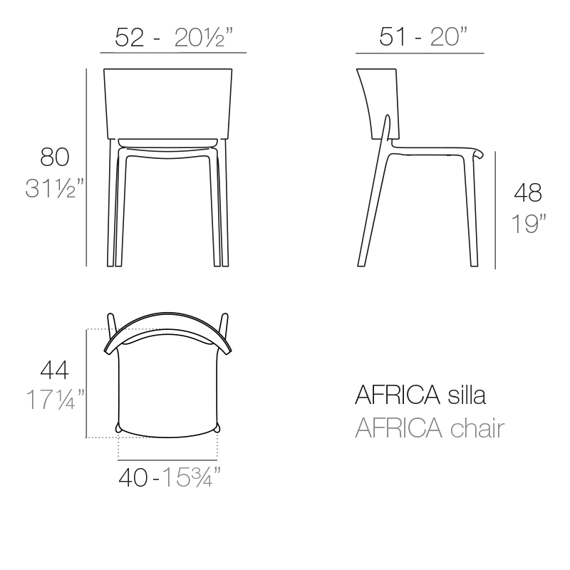 Chaise  AFRICA