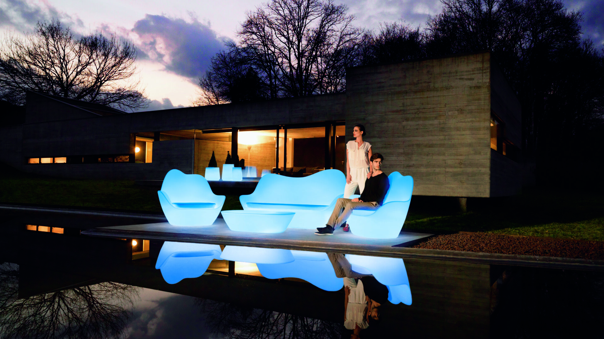 Sabinas – Ensemble extérieur de terrasse design