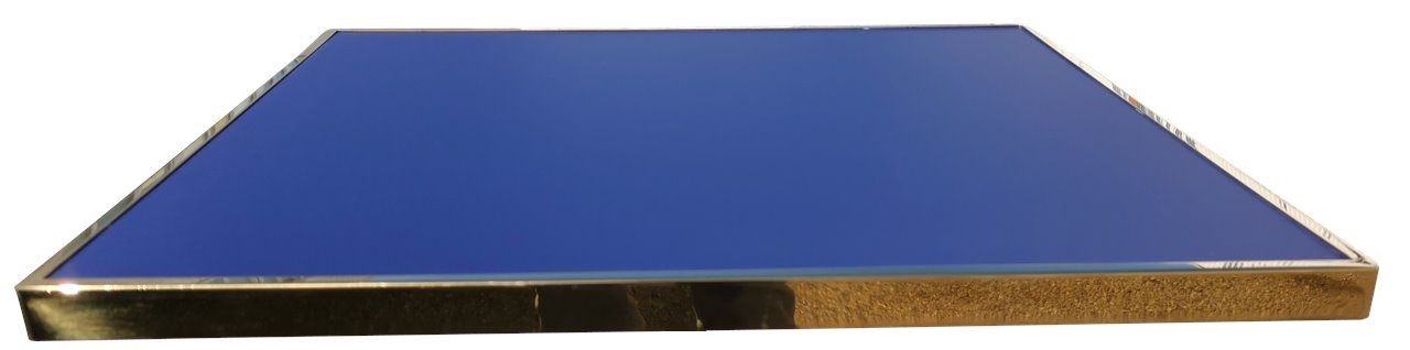 Plateau de table bistrot extérieur bleu nuit URUGUAY 60x60cm